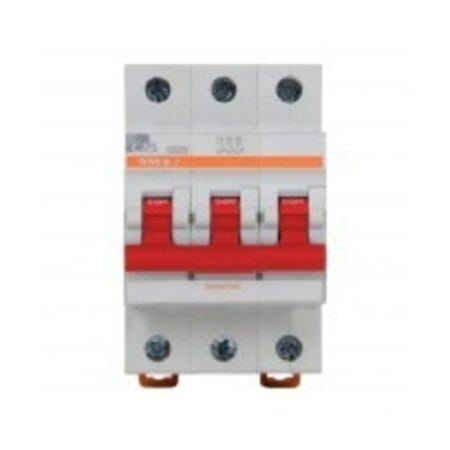 C&S Make Isolator 3 Pole 63A DC MCB WiNtrip2 CSMBS3ISO63
