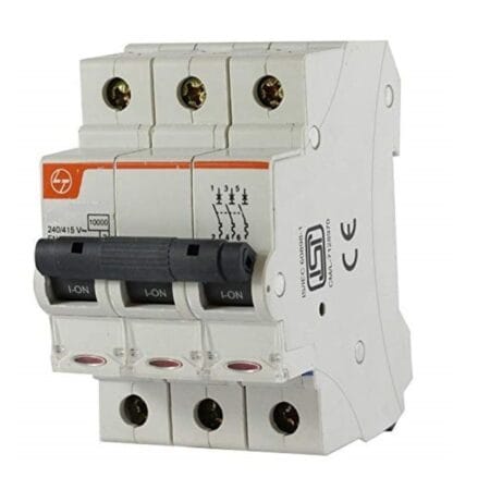 L&T AU15S31253D MCB 125A 3 Pole D Curve 15kA