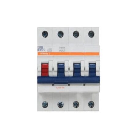 C&S Electric WiNtrip2 0.5A 3-Pole + Neutral (TPN) D-Curve 10kA MCB - CSMBS3D0.5N