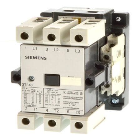 Siemens Contactor 45A 110 V AC 3 Pole Lifecycle (PLM) 3TF4602-0AF0ZA01