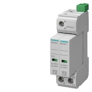 Siemens 5SD7422-1 - Type 2 Surge Arrester 40kA 2P with Remote Display
