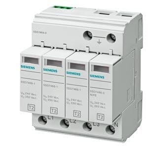 Siemens 5SD74640 Surge Protection Device (SPD) Type 2, Class C, for TN-S & TT Systems