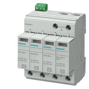 Siemens 5SD74641 SENTRON SPD Type 2 Class C for TN-S & TT Systems, 4 Pole 40kA