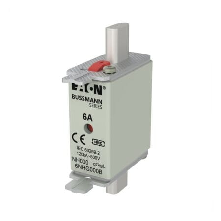 Bussmann  Indicator Fuse, 500V, 120kA, 6A DIN Type 6NHG000B