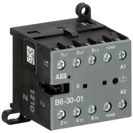 ABB  B6-30-01-03 9A 1NC 3 Pole Mini Contactor 48V 40-450Hz GJL1211001R0013