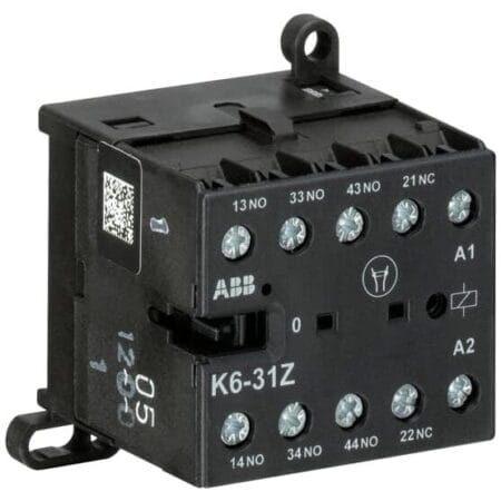 ABB  K6-31Z-01 4 Pole Mini Contactor Relay 24V 40-450Hz GJH1211001R0311
