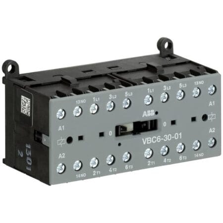 ABB  VBC6-30-01-05 9A 1NC 3 Pole Mini Rev. Contactor 220-240VDC GJL1213901R0015