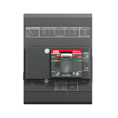 ABB 1SDA067410R1 XT1C 160 TMD 160A 4 Pole F F InN=100%