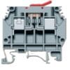 Elmex Disconnecting Terminals (Knife Edge Type), KUDT6, 800 V/24 A/6 sq mm/0.8 Nm, Grey 3