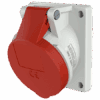 Mennekes 1467 CEE Panel Mounted Receptacle - 16A, 4-Pole (3P+E), 400V, 20? Angled 3