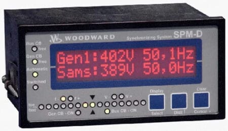 Woodward SPM-D2-10 8440-2175 Microprocessor-Based Synchronizer for Power Systems