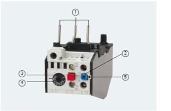 Siemens Make 10 to 16 A 1 NO + 1 NC O/L Relay 3UA52 3UA5200-2A