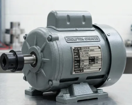 Crompton Greaves GF4228-BB 0.25 HP 4 Pole Single Phase Millenium Series General Purpose Motor | Foot Mounted | B48 Frame